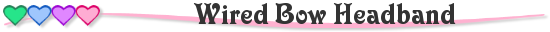 Wired Bow Headband
