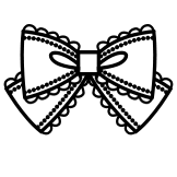 Large Bow Clip (BC02-TR00)