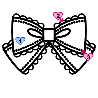 Large Bow Clip (BC02-TR00)