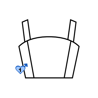 Bridged Bodice (BJ01-TR00)