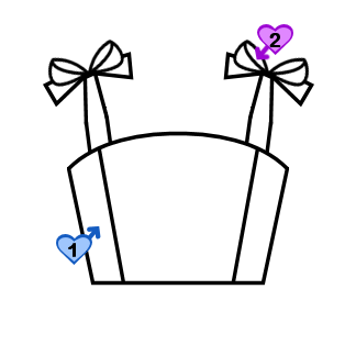 Bridged Bodice with Bowtie Straps (BJ02-TR00)