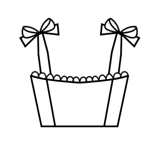 Bridged Bodice with Bowtie Straps (BJ02-TR01)