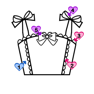 Bridged Bodice with Bowtie Straps (BJ02-TR01)