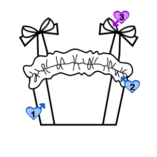 Bridged Bodice with Bowtie Straps (BJ02-TR03)