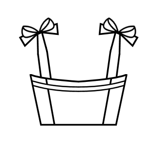 Bridged Bodice with Bowtie Straps (BJ02-TR04)