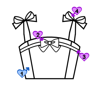 Bridged Bodice with Bowtie Straps (BJ02-TR04)