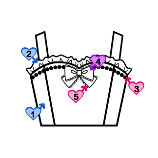 Sweetheart Bodice (BJ04-TR04)