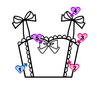 Sweetheart Bodice with Bowtie Straps (BJ05-TR01)