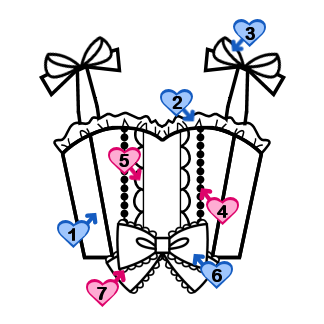 Sweetheart Bodice with Bowtie Straps (BJ05-TR05)