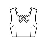 Square Neck Bodice (BJ07-TR01)