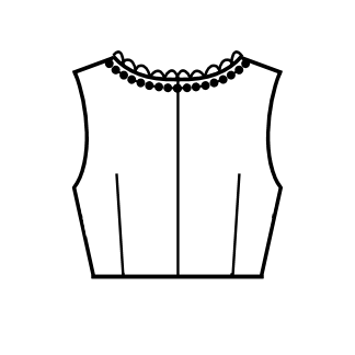 Square Neck Bodice (BJ07-TR03)