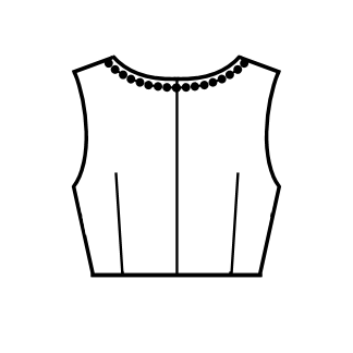 Square Neck Bodice (BJ07-TR05)