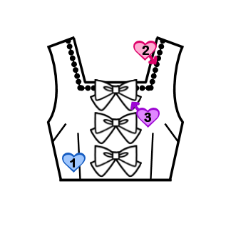 Square Neck Bodice (BJ07-TR05)