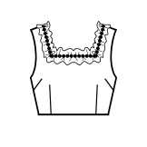 Square Neck Bodice (BJ07-TR06)