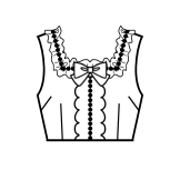 Square Neck Bodice (BJ07-TR07)