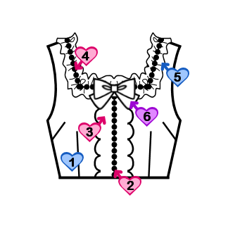 Square Neck Bodice (BJ07-TR07)