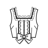 Square Neck Bodice (BJ07-TR08)