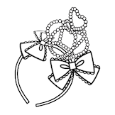 Beaded Crown Headband (CR02-TR01)