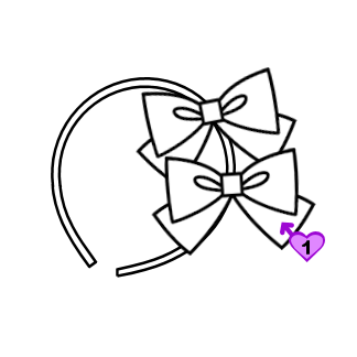 Bow Headband (HB02-TR00)
