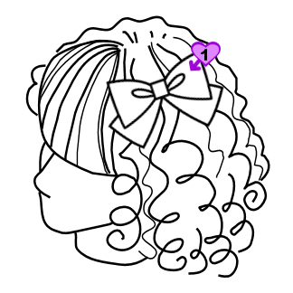 Bow Hair Clips (HC01-TR00)