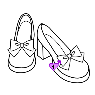 Bow Shoe Clips (SC01-TR00)