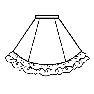Flared Skirt (SK01-TR04)