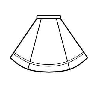 Flared Skirt (SK01-TR05)