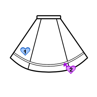 Flared Skirt (SK01-TR05)