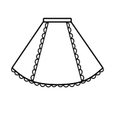 Flared Skirt (SK01-TR10)