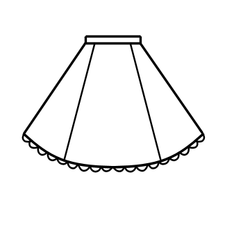 Flared Skirt (SK01-TR10)