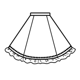 Flared Skirt (SK01-TR12)