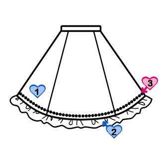 Flared Skirt (SK01-TR12)