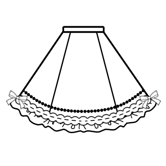 Flared Skirt (SK01-TR13)