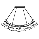 Flared Skirt (SK01-TR14)
