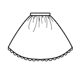 Gathered Skirt (SK02-TR01)