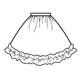 Gathered Skirt (SK02-TR03)
