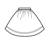 Gathered Skirt (SK02-TR05)