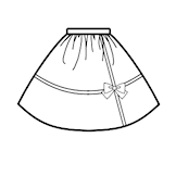 Gathered Skirt (SK02-TR06)