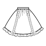 Gathered Skirt (SK02-TR08)