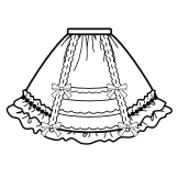 Gathered Skirt (SK02-TR15)