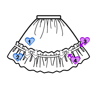Gathered Skirt (SK02-TR16)
