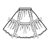 Two-Tier Skirt (SK03-TR03)