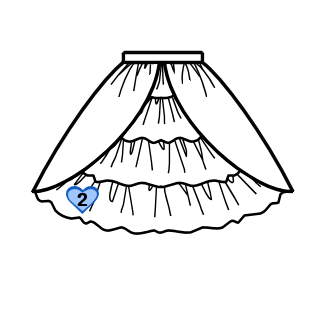 Princess Skirt (SK04-TR00)