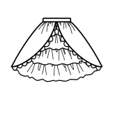 Princess Skirt (SK04-TR01)