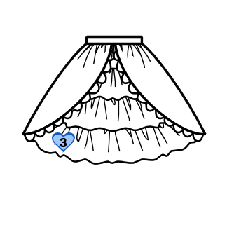 Princess Skirt (SK04-TR01)