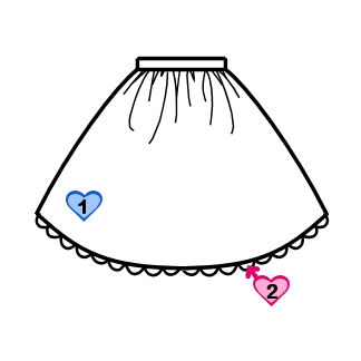 Princess Skirt (SK04-TR01)