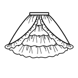 Princess Skirt (SK04-TR02)