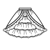 Princess Skirt (SK04-TR06)
