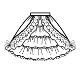 Princess Skirt (SK04-TR07)