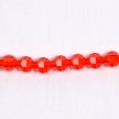 Red Clear Acrylic Beads